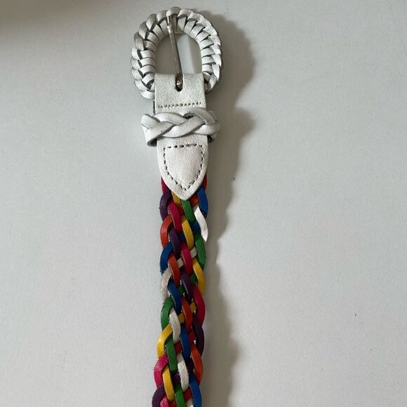 Capezio Woven Leather Belt Size S EUC - Picture 5 of 5